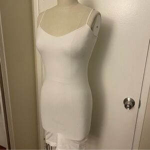 Free People white body suit slip dress Size M / L